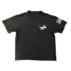 Shadow One Executive Protection Shirt Mens XL Black Graphic Double Sided Hit